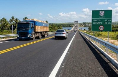 DER esclarece quais trechos de rodovias estaduais foram federalizados em Alagoas
