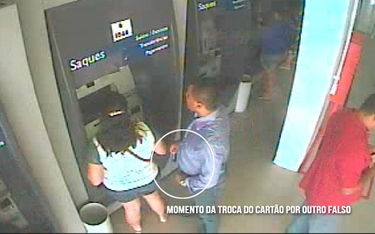 Polícia Civil divulga vídeo de estelionatário