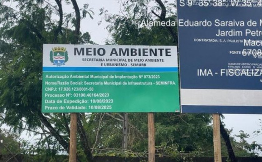 IMA embarga obra e autua em R$ 450 mil Prefeitura de Maceió e Braskem por crime ambiental