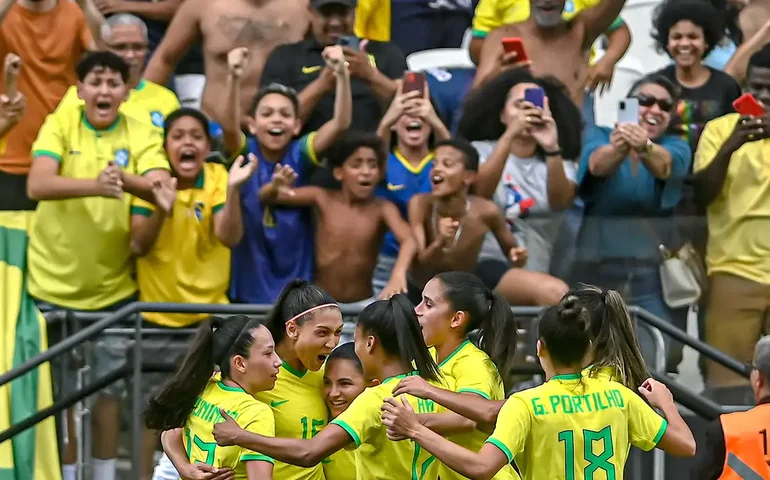 TV Brasil transmite nesta terça jogo da Seleção Brasileira Feminina