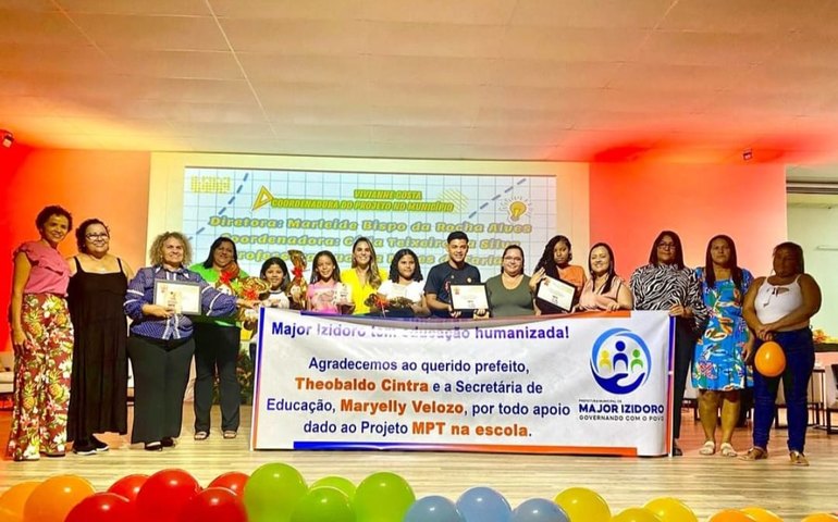 Escolas da rede pública de Major Izidoro são premiadas no concurso MPT na Escola