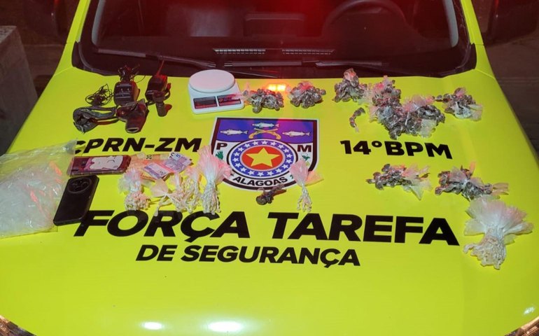 PM flagra tráfico e receptação em ocorrências na Zona da Mata Norte