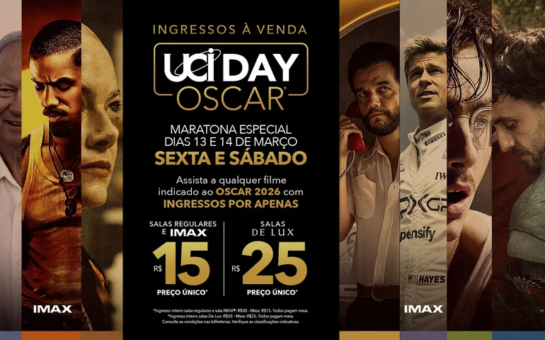 UCI exibe maratona de indicados ao Oscar com ingressos a R$ 15 neste final de semana