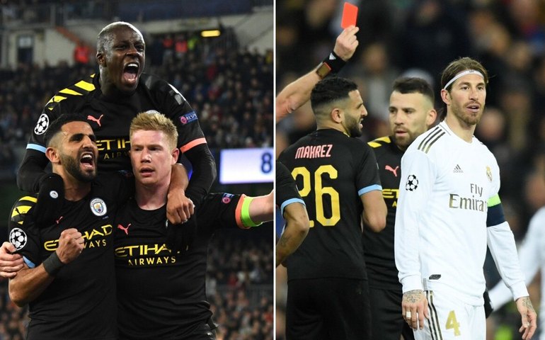 Manchester City e Real Madrid superam dificuldades e largam na frente nas oitavas da Champions