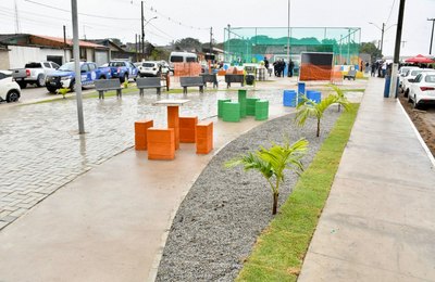 Parceria que transforma: Prefeitura e Intercement inauguram praça no bairro Novo São Miguel