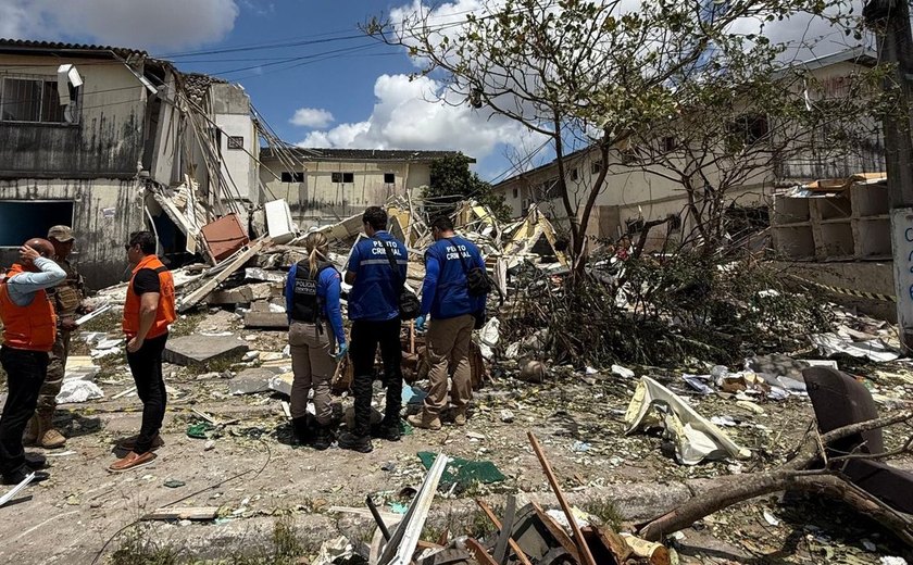 Vazamento de gás e confinamento indevido do botijão foram as causas da explosão que matou três em Maceió