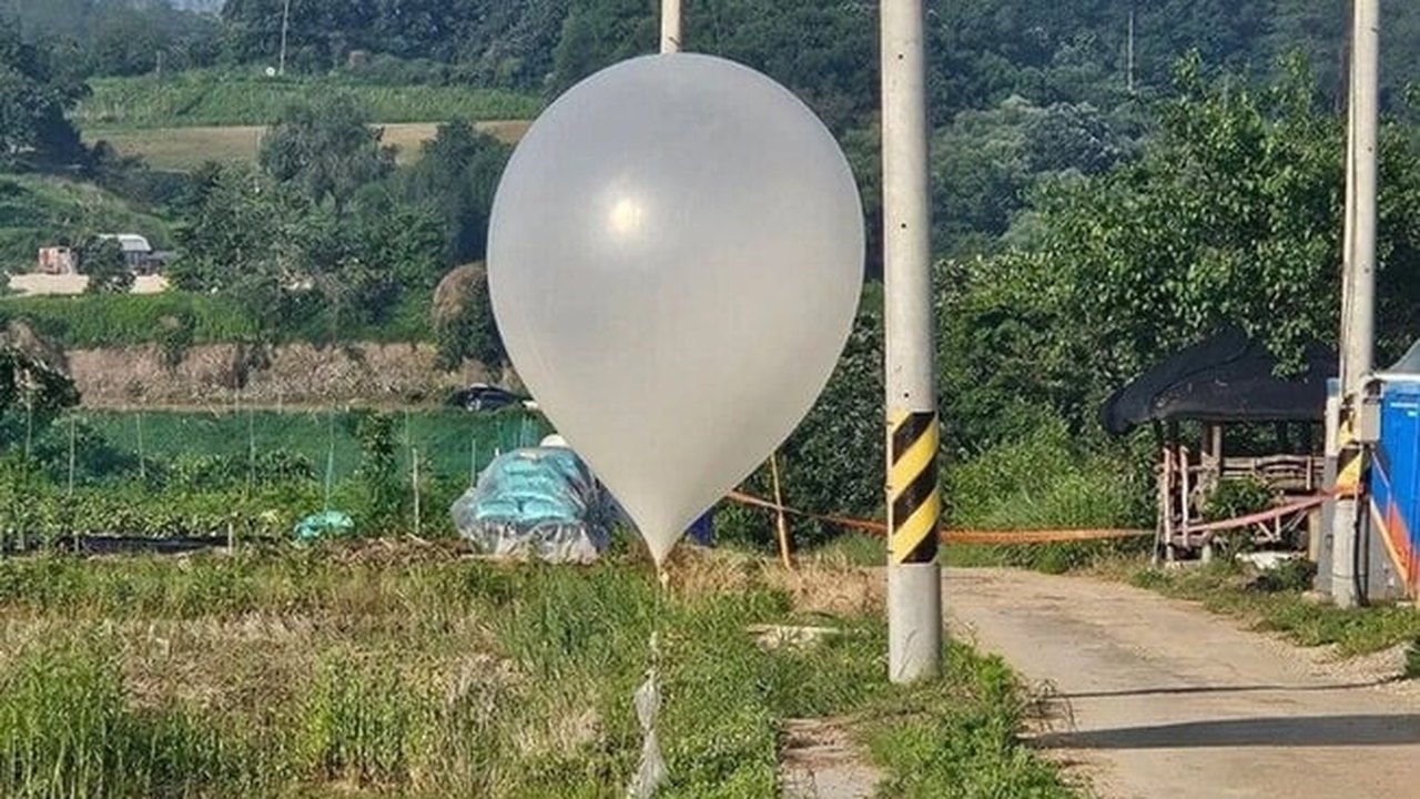 Coreia do Norte envia mais balões com lixo para o Sul, e irmã de Kim faz ameaça contra 'guerra psicológica'