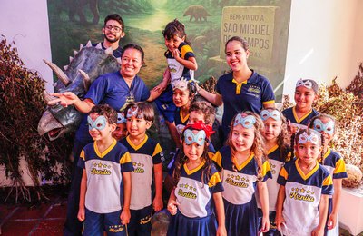 Dinossauros invadem a Casa da Cultura de São Miguel dos Campos