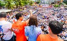 ”Basta de Calheiros em Alagoas, em 40 anos só entregaram mentiras”, diz JHC em ato na orla
