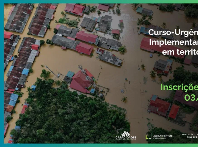 Ministério das Cidades lança edital para selecionar cidades para curso sobre urgência climática
