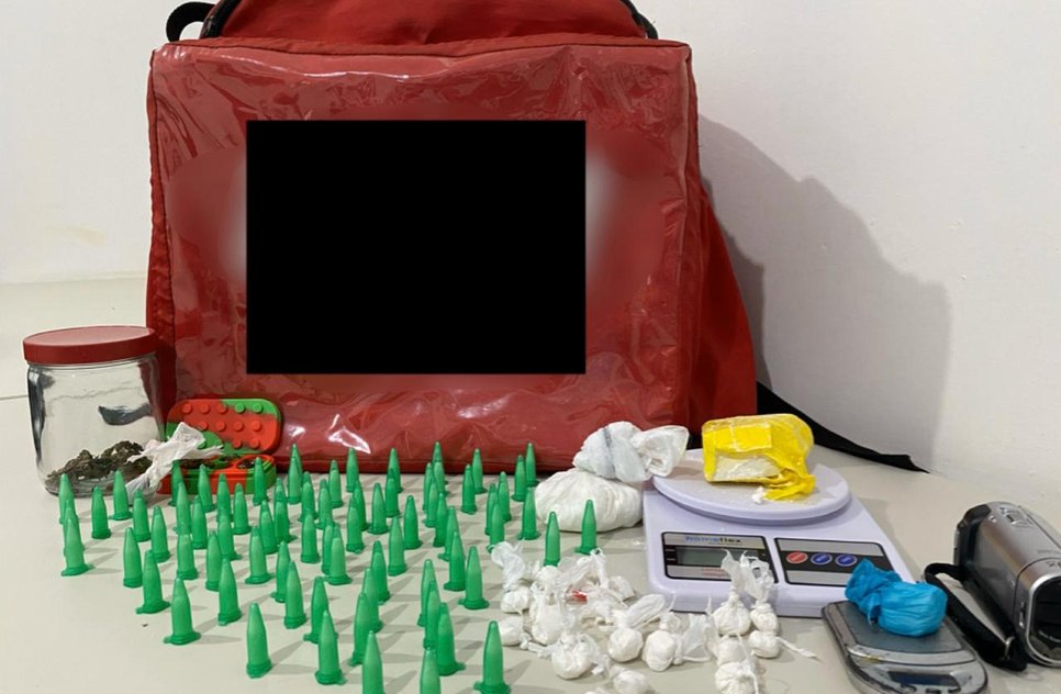 falso entregador de droga
