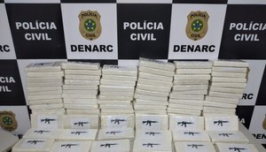 Quase 100 kg de cocaína são apreendidos na Zona Norte de Aracaju / Foto: Foto: Polícia Civil/SE