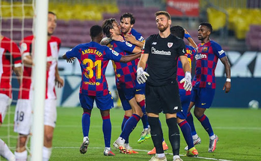 Barcelona enfrentará Eintracht Frankfurt nas quartas de final da Liga Europa