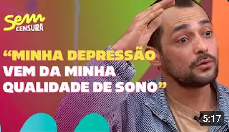 Sem Censura | Eduardo Sterblitch fala sobre sua depressão e sobre luto pela mãe