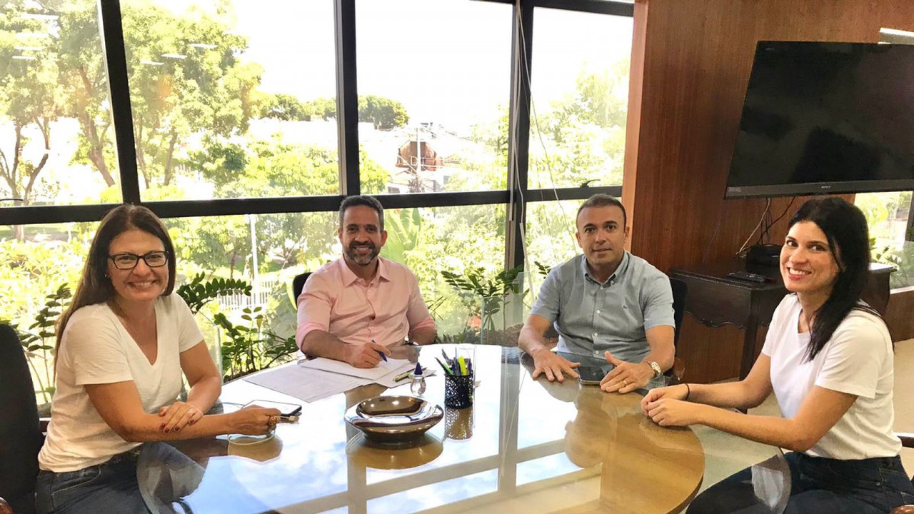 Prefeito Theobaldo Cintra agenda visita do governador Paulo Dantas em Major dia 9 de junho
