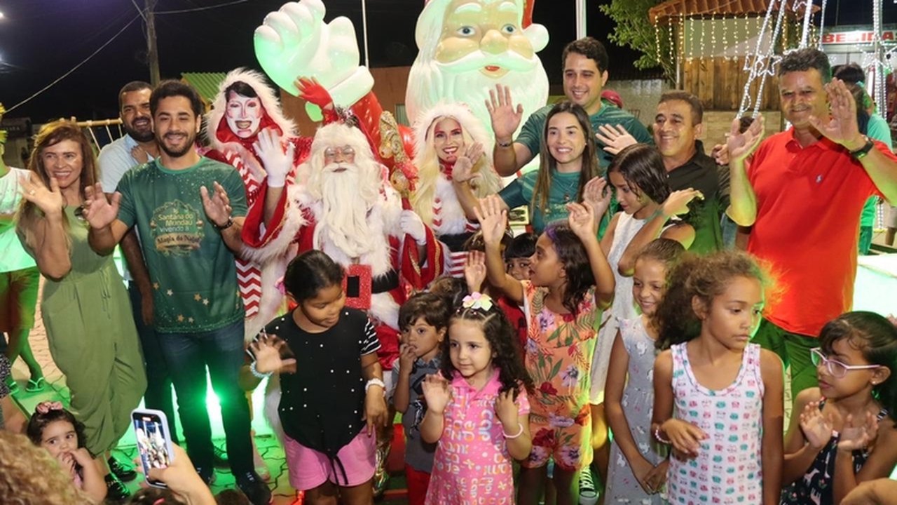 Câmara de Santana do Mundaú participa de encerramento do projeto ‘Vivendo a Magia do Natal’