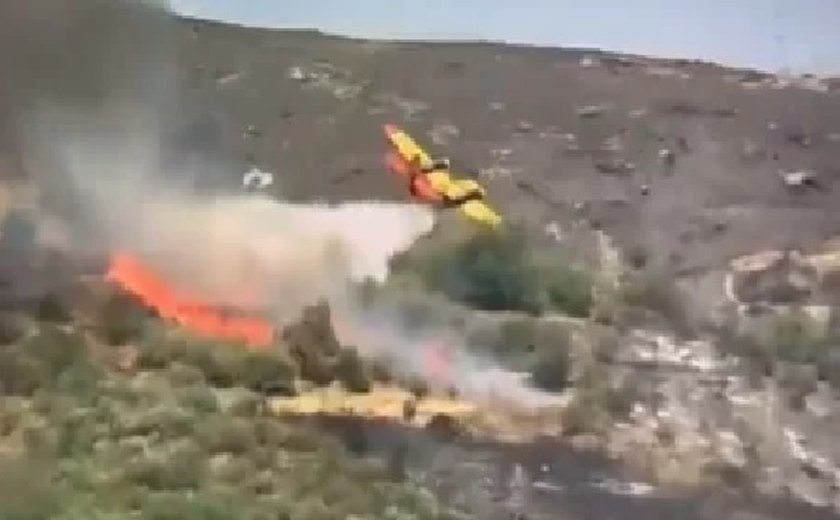 Avião usado para combater incêndios florestais na Grécia cai e deixa dois mortos