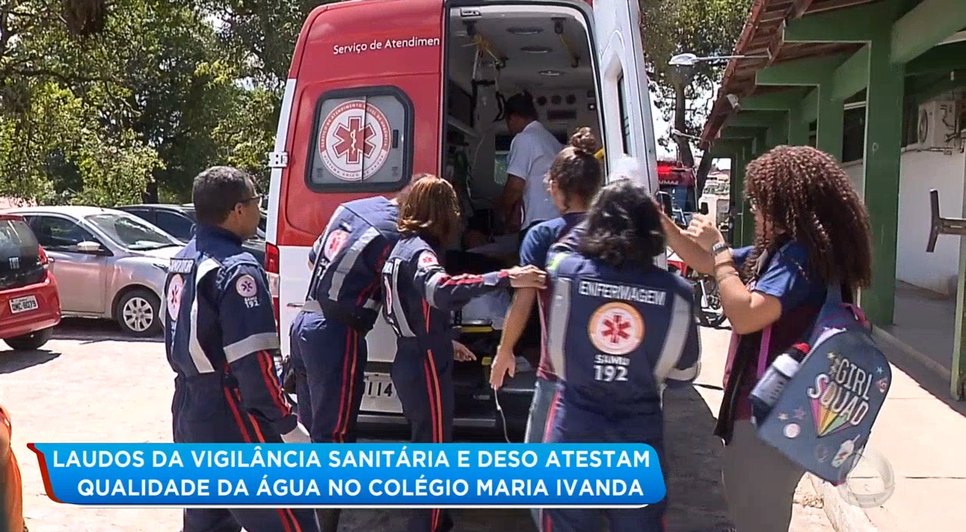 Aguá contaminada escola
