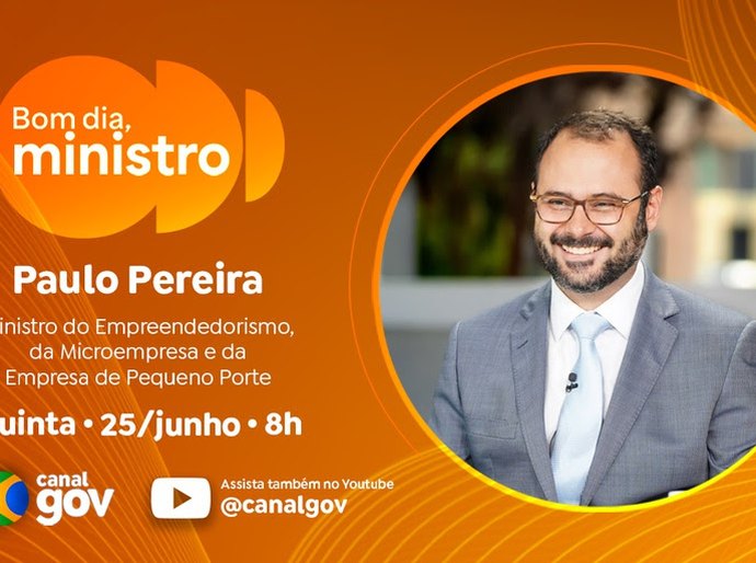 Paulo Pereira detalha expansão do Contrata+Brasil e renegociação de dívidas para MEIs no “Bom Dia, Ministro”