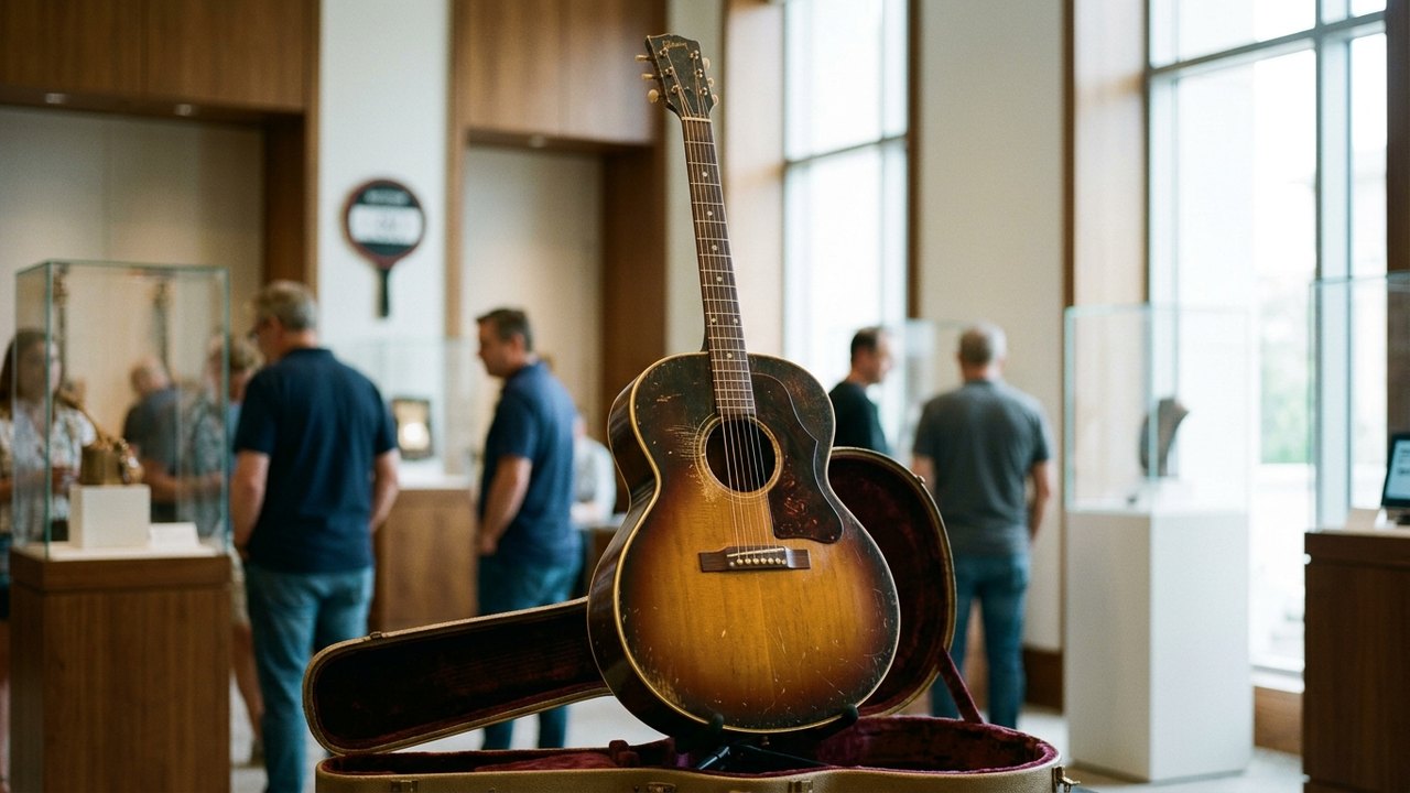 Guitarra usada por Elvis Presley em show histórico será leiloada; saiba valor