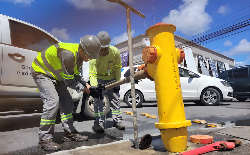 Corpo de Bombeiros conta com 163 hidrantes operantes distribuídos em Maceió e nas regiões metropolitanas