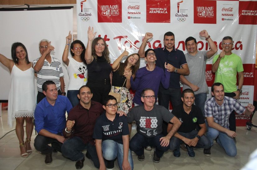 Diversidade é marca dos revezadores da Tocha Olímpica em Arapiraca