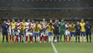 brasil e peru / Foto: rafael riberio - cbf