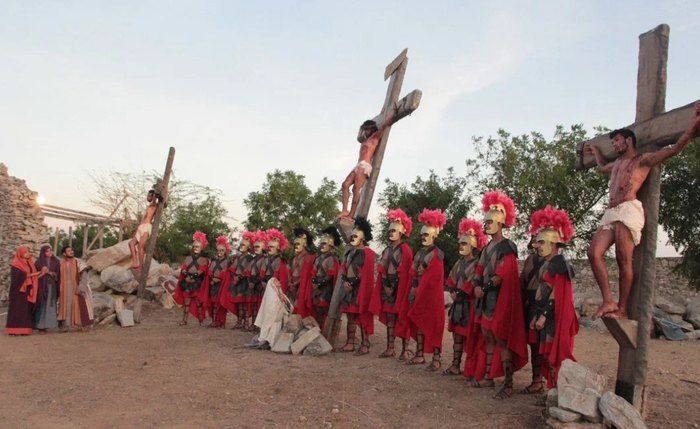 Cerca de 400 atores participarão do espetáculo que será encenado na Cidade de Maria Cerca de 400 atores participarão do espetáculo que será encenado na Cidade de Maria