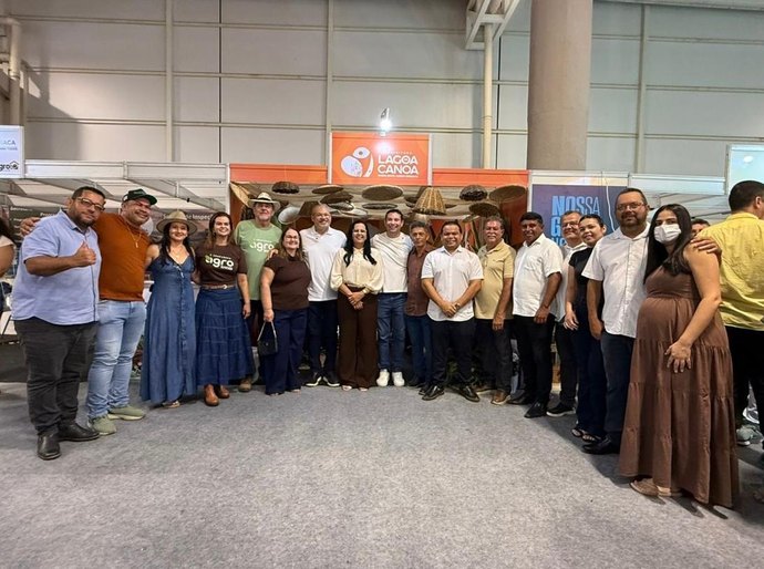 Estande de Lagoa da Canoa na 1ª AgroShow Arapiraca foi um dos mais bonitos e visitados do evento