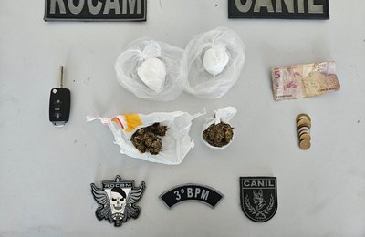 Polícia Militar apreende drogas após abordagens em Arapiraca