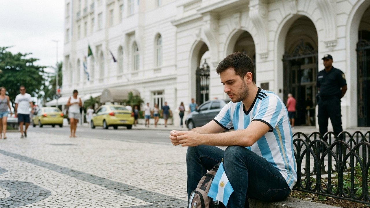 ‘Levaram meu celular, mas valeu a pena’, diz fã argentino que ainda aguarda Shakira na porta do Copacabana Palace