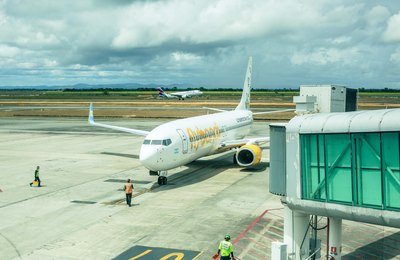 Número de assentos em voos internacionais aumenta 134% em Alagoas