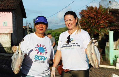 Semas realiza tradicional entrega peixes para todas as famílias de Jundiá  