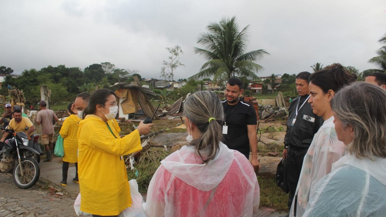 Assistência Social de União dos Palmares trabalha no apoio aos desabrigados pelas enchentes no município