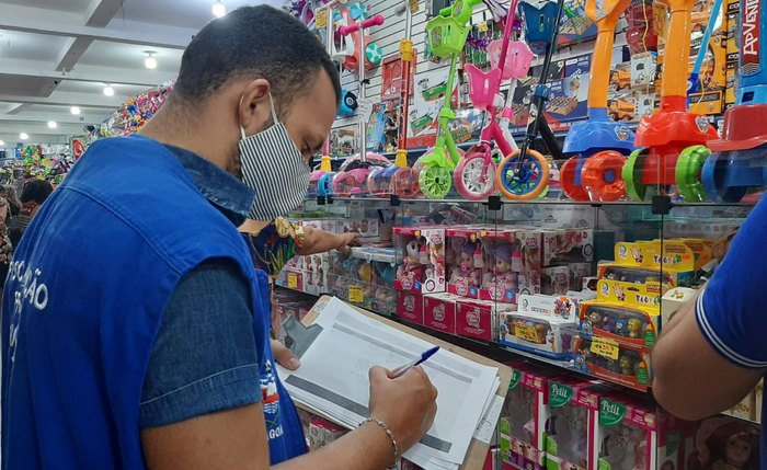 Levantamento foi feito nos dias 25 e 26, em lojas do Centro e shoppings da capital