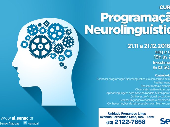 Programação Neurolinguística é tema de curso no Senac a partir do dia 21