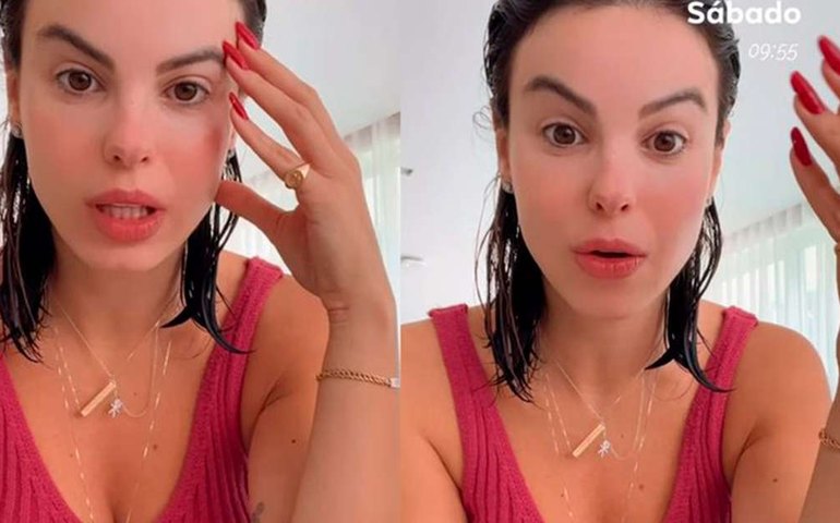 Avião com Sthefany Brito faz pouso de emergência após passageira passar mal: Foi bem grave