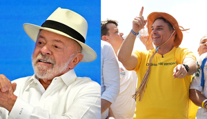 Nos votos válidos, Lula chega a 56% e Flávio soma 34%; demais candidatos não passam de 4%