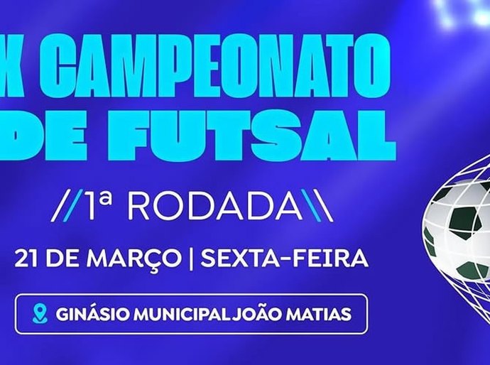 Secretaria de Esportes de Campo Alegre inicia nesta sexta, 21, o Campeonato Municipal de Futsal 2025