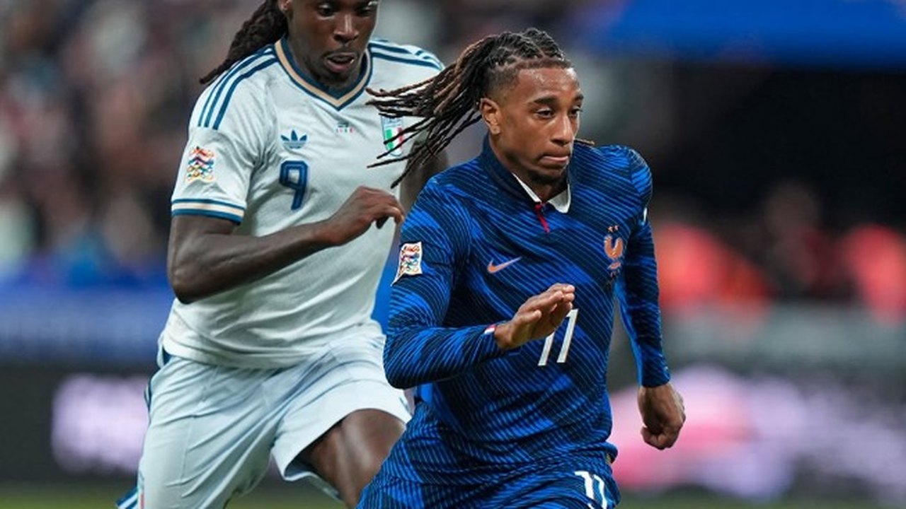 Sem Mbappé, França abre o placar, mas leva empate da Itália na Liga das Nações