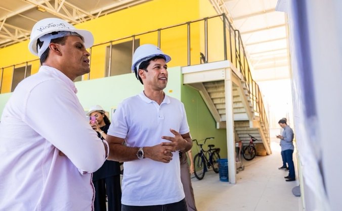 Prefeito Rodrigo Cunha acompanha os últimos detalhes das obras do Gigantinho Parque da Lagoa, que será entregue à população em breve