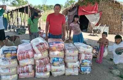 Governo Federal entrega 700 mil cestas básicas a indígenas de todo o país