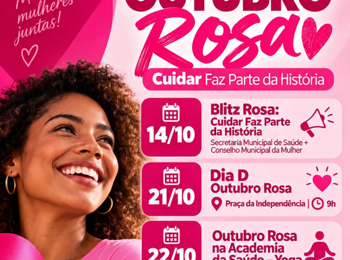 Prefeitura de Palmeira, por meio da SMS, promove Dia D com ações de prevenção e cuidados com a saúde da mulher