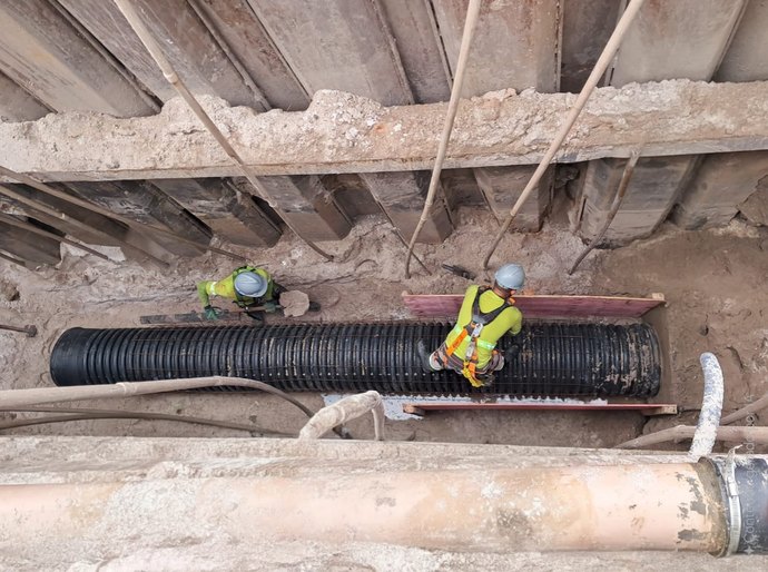BRK substitui 70 metros de rede e finaliza mais uma etapa de obra na Rua Cabo Reis