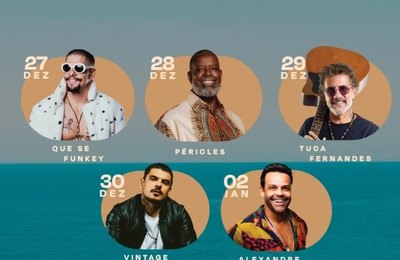 Péricles, Vintage Culture, Tuca Fernandes, Que se Funkey e Alexandre Peixe animam o Summer Club Jacarecica