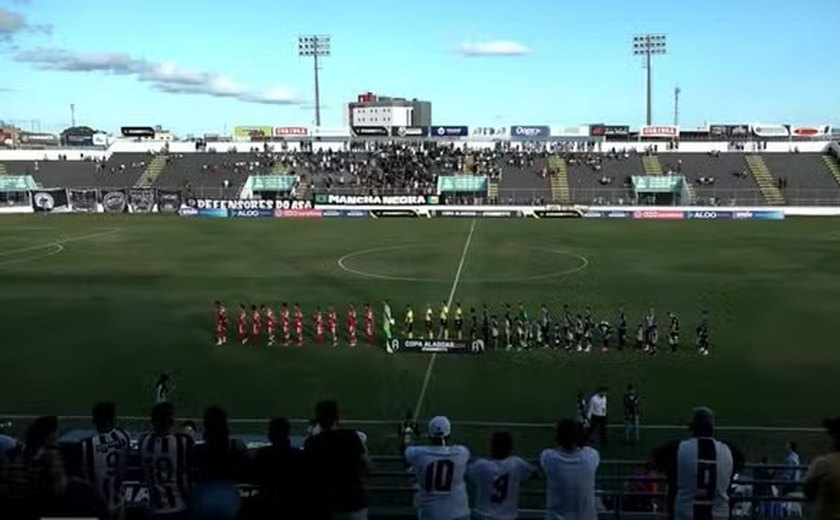 No clássico, ASA e CRB empatam em Arapiraca em jogo válido pela Copa Alagoas