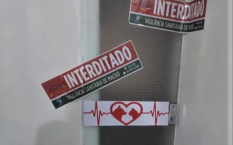 Vigilância Sanitária de Maceió interdita clínica veterinária no Jacintinho