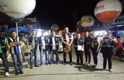 Vigilância Sanitária realiza trabalho educativo e inspeções na Festa da Juventude  