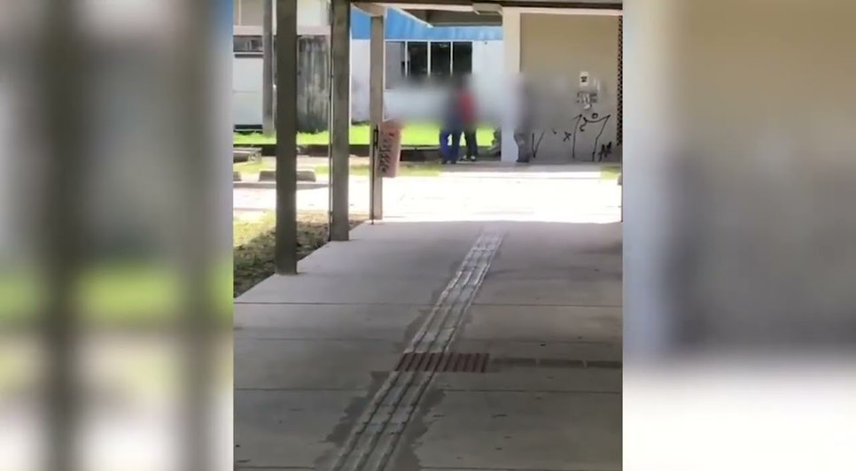 Funcionário é flagrado ao maltratar animal na Universidade Federal de Sergipe.jpg