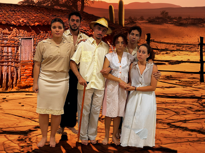 Espetáculo “Chão Vermelho” leva ao palco a força da cultura sertaneja em Arapiraca